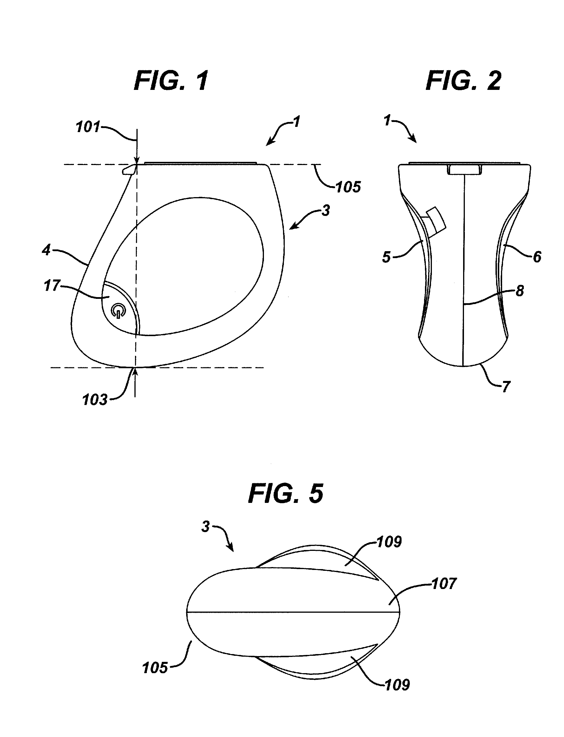 Shaped, motorized skin-treatment device