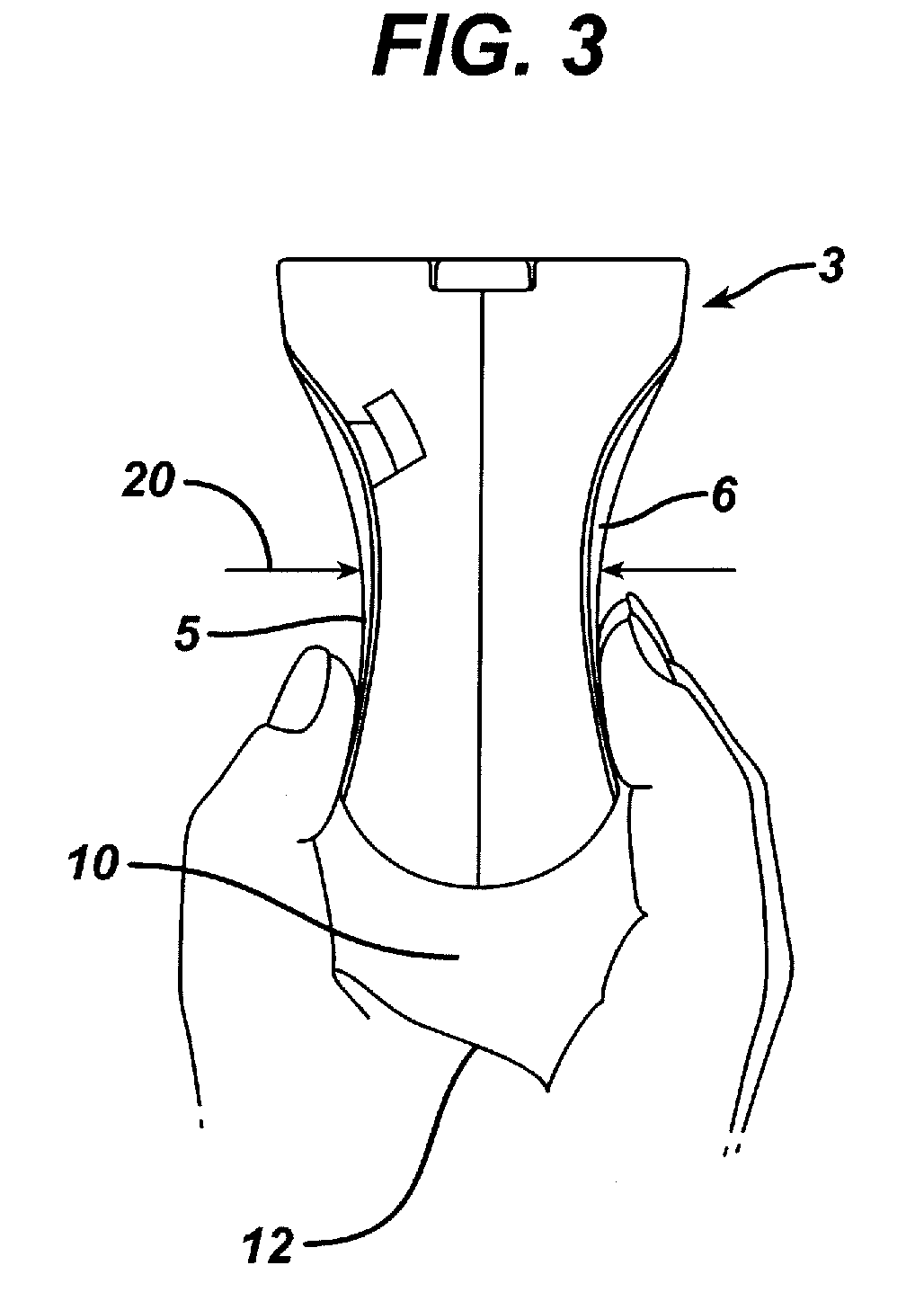 Shaped, motorized skin-treatment device