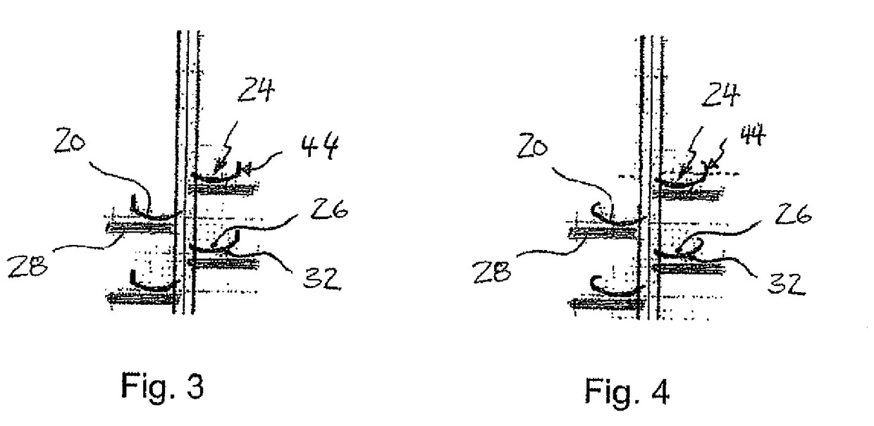 Tool and method for cleaning a drilled hole