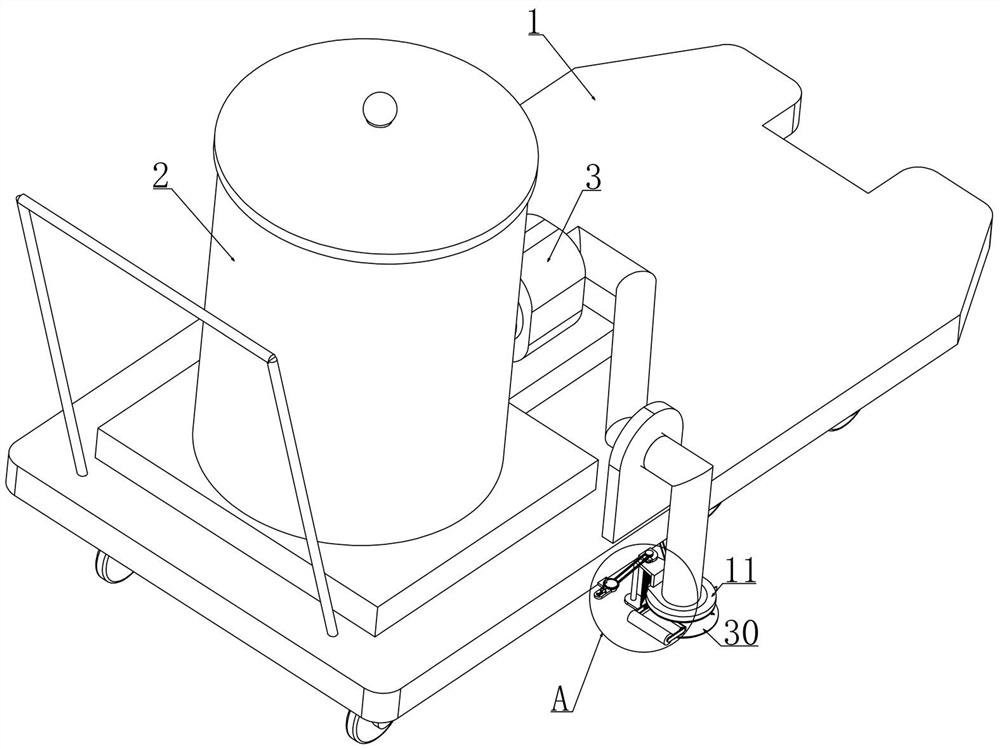 Asphalt pavement crack filling device