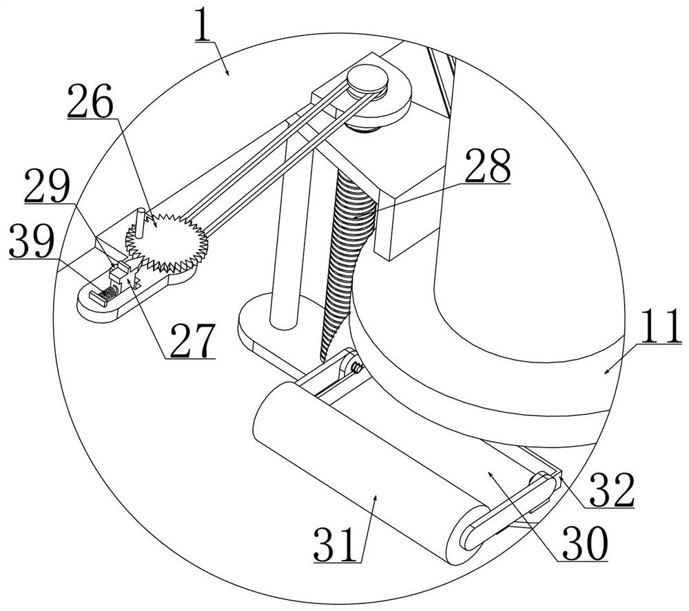 Asphalt pavement crack filling device