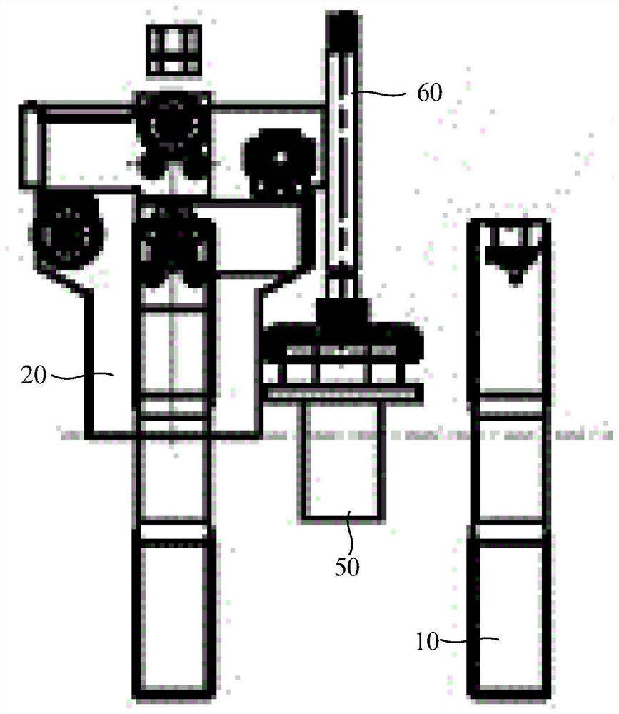 Expansion sleeve synchronous pressing device and expansion sleeve mounting method