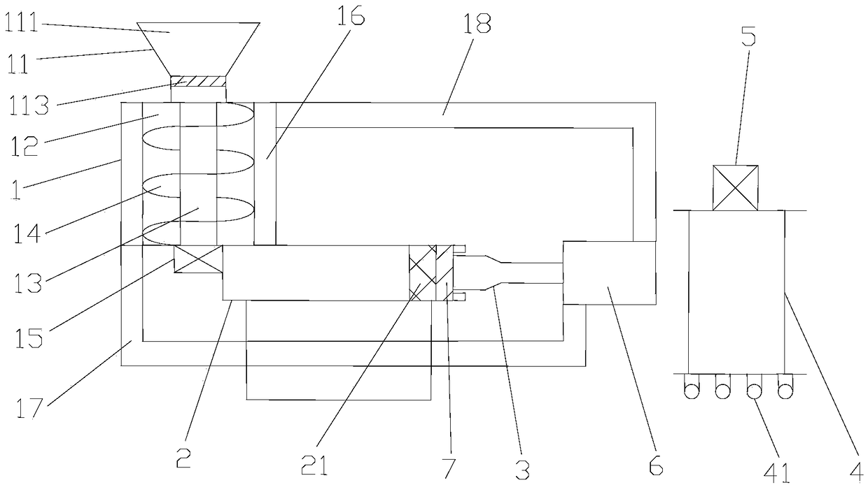 Cable extruding machine with preheating