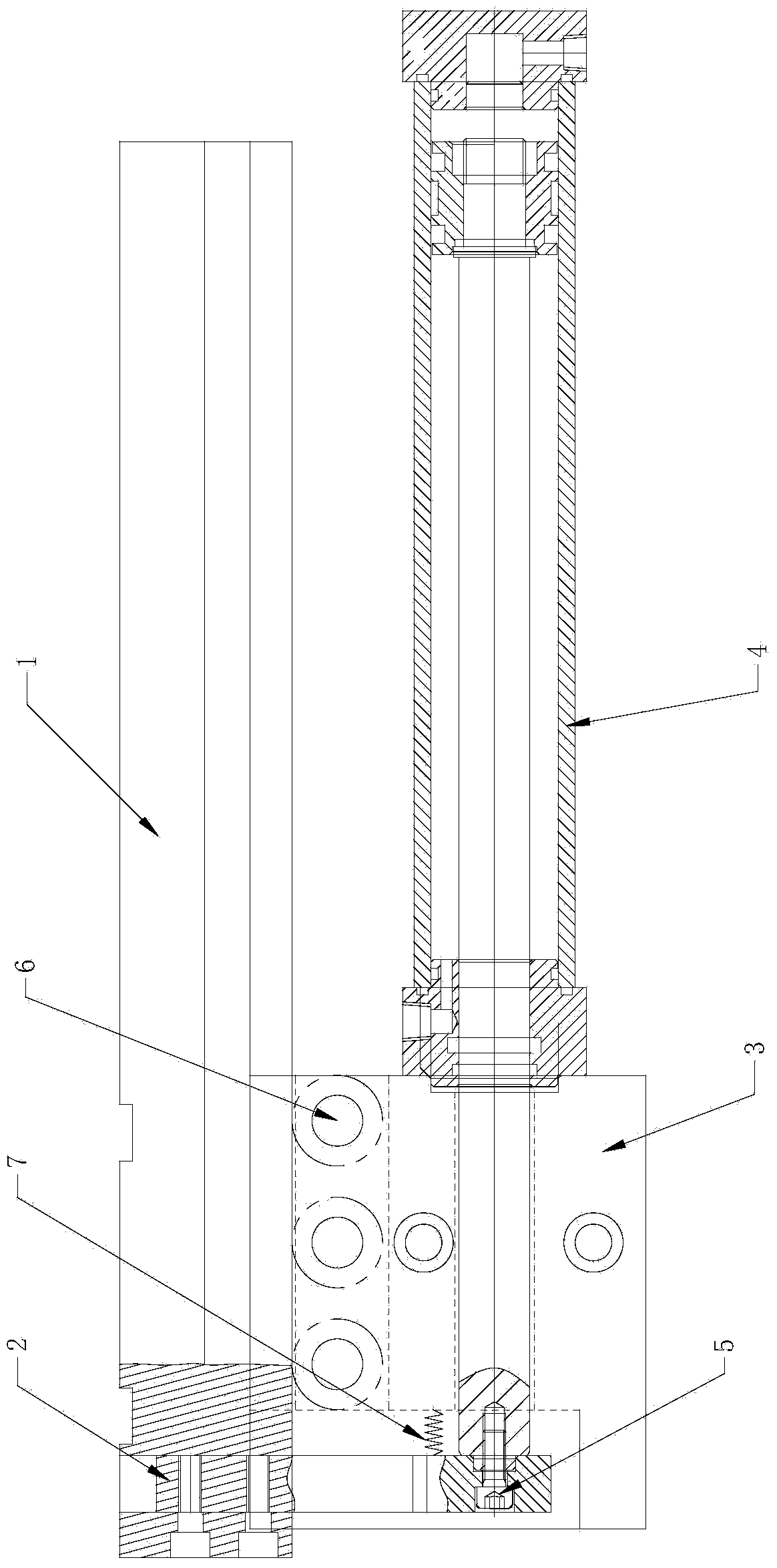 Dual-purpose auxiliary pushing device for pipe bending machine