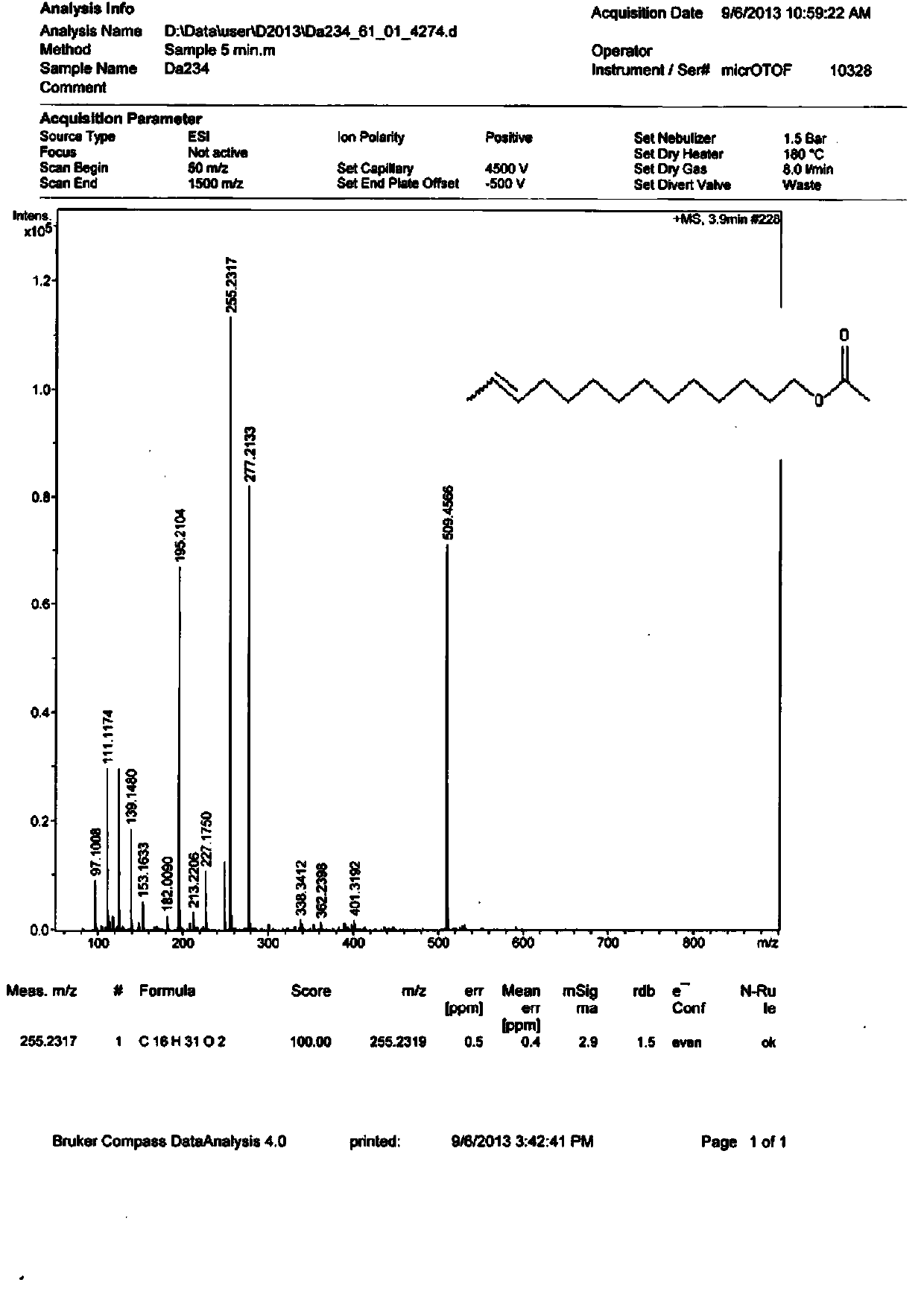 Novel method for preparing asiatic corn borer sex pheromone from tridecane compound