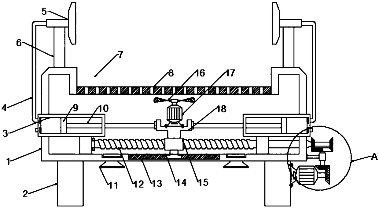 Heat dissipation base for high power computer server