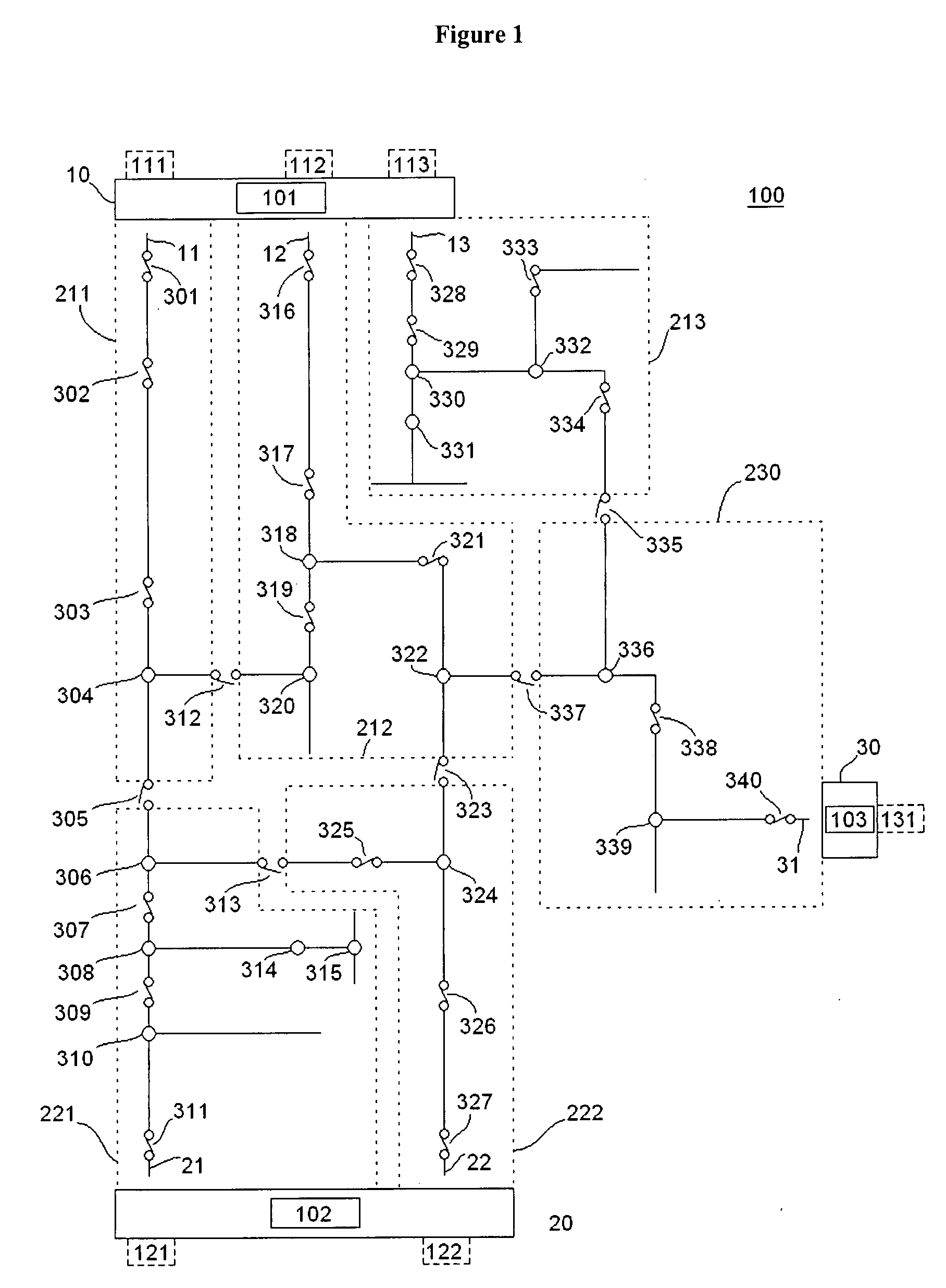 System and method for control of power distribution