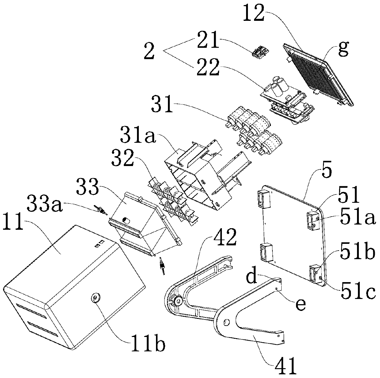 Air blowing device