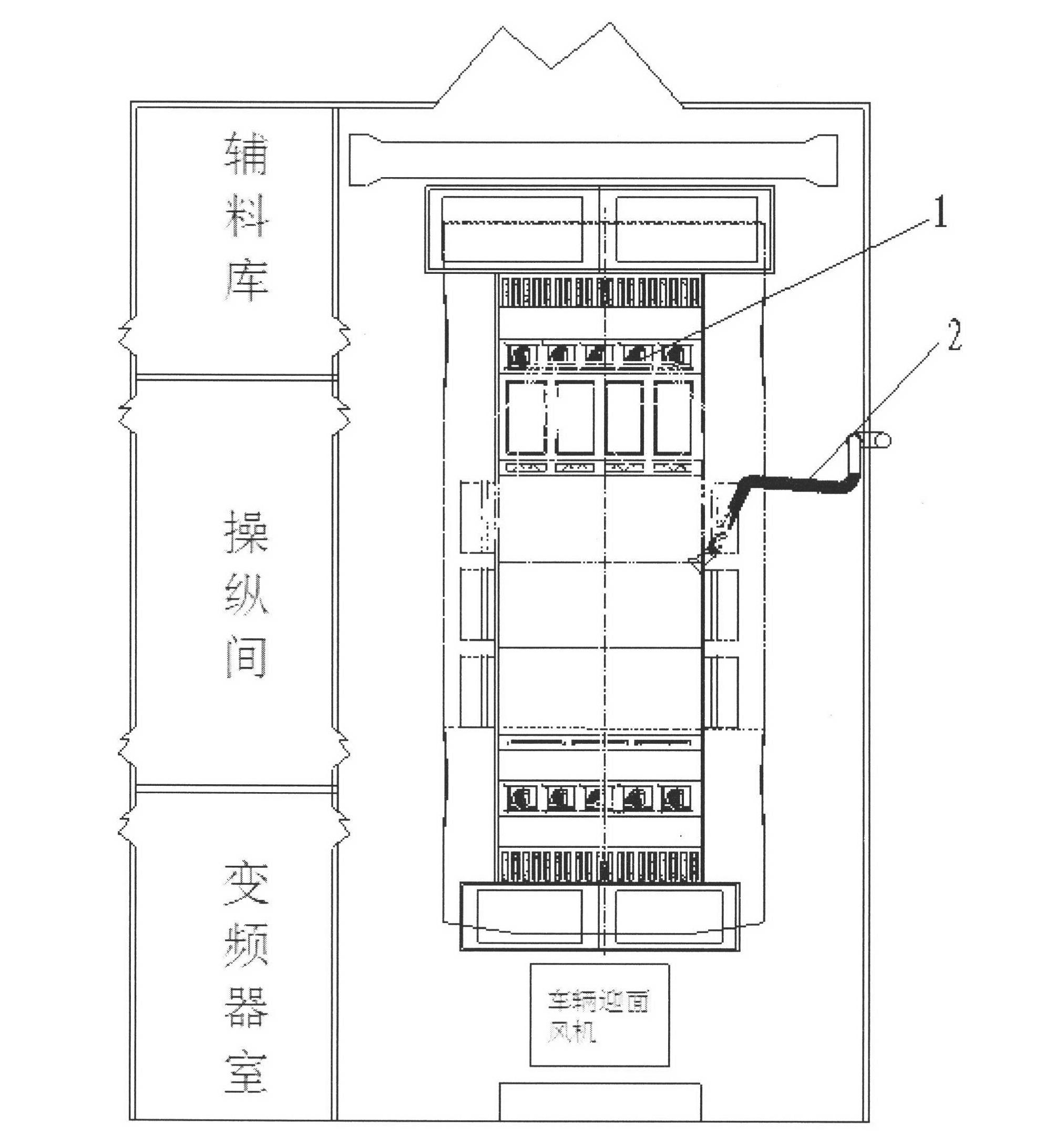 High-temperature environment simulation test system of commercial vehicle