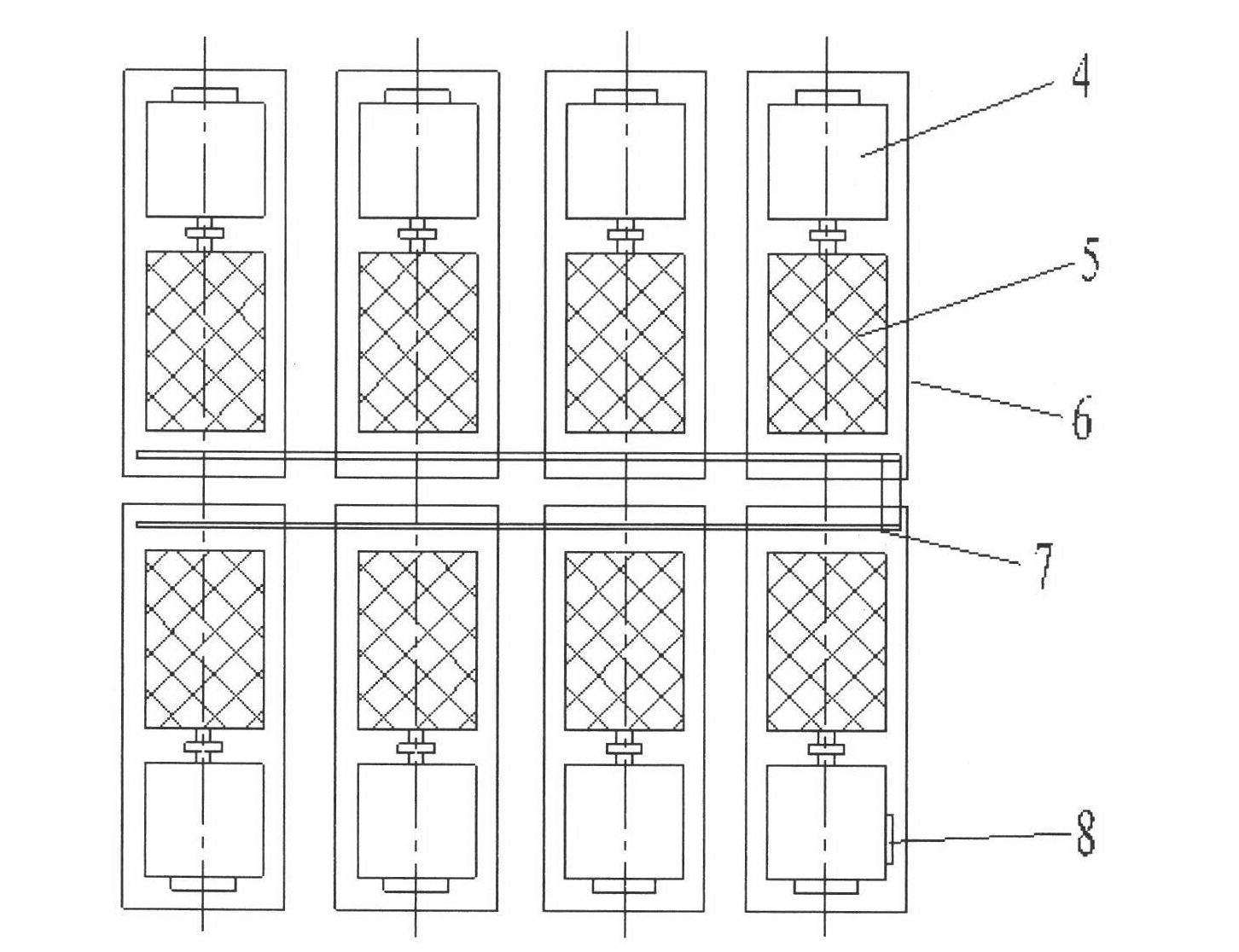 High-temperature environment simulation test system of commercial vehicle