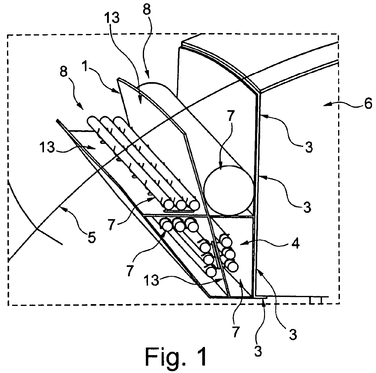 System box for accommodating aircraft systems