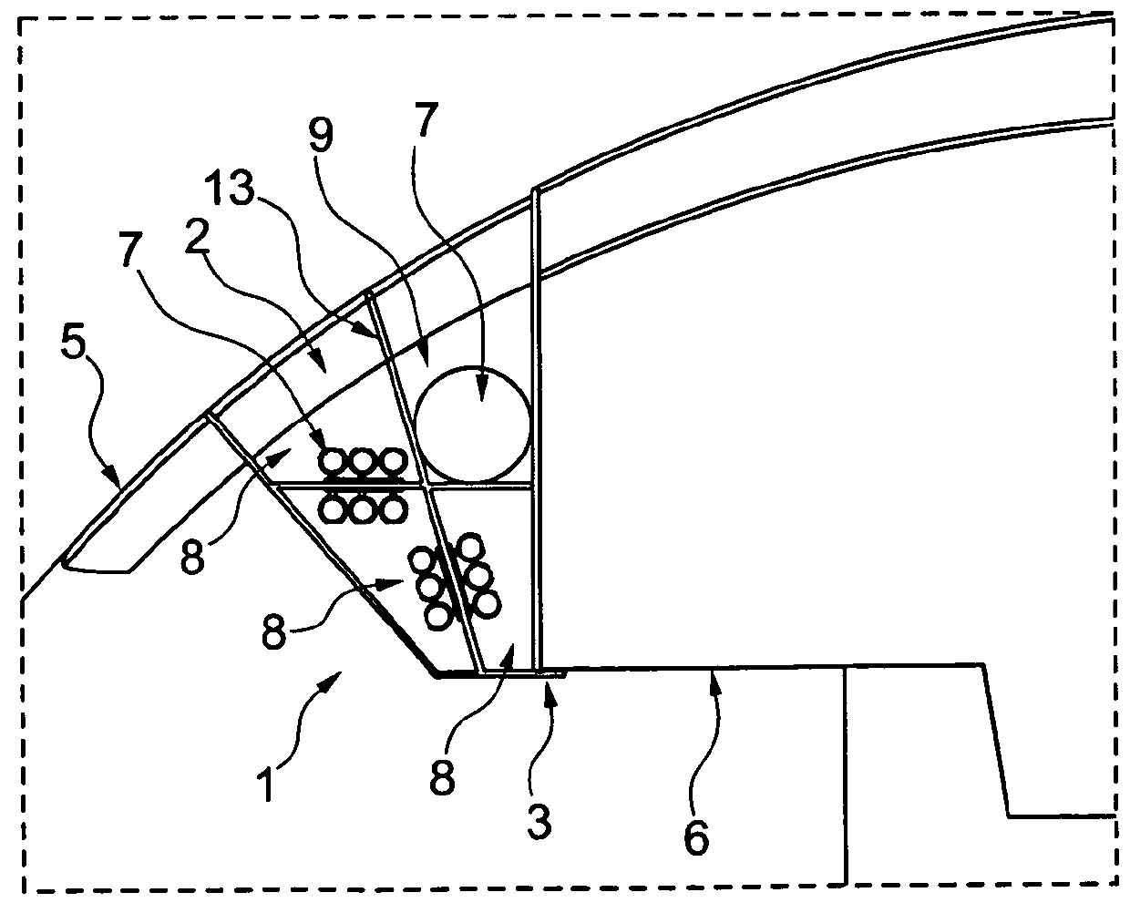 System box for accommodating aircraft systems