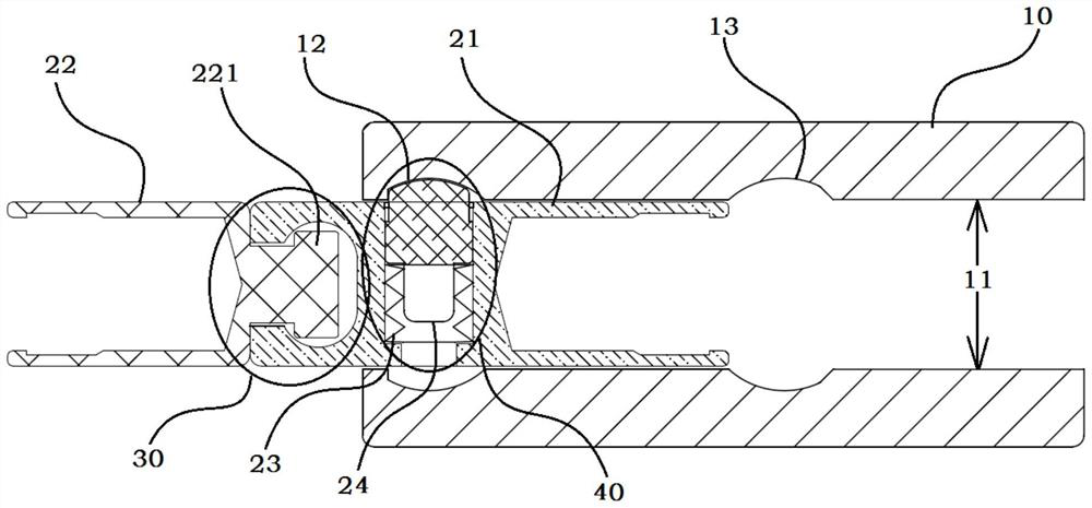 Rope chain locking structure and using method thereof