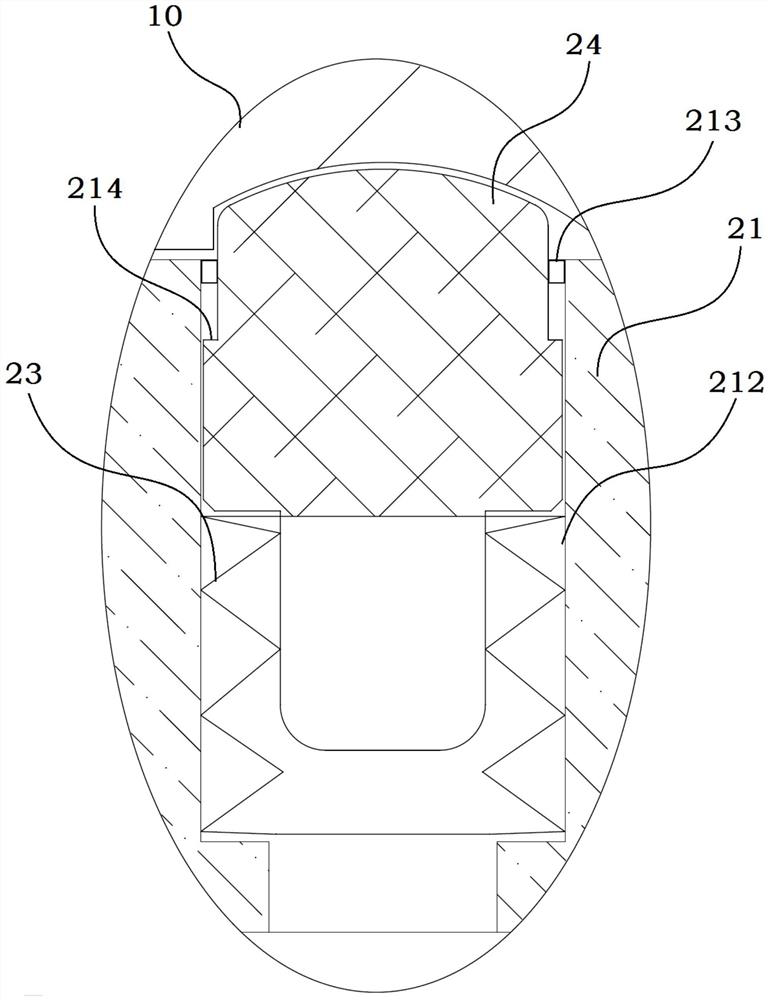 Rope chain locking structure and using method thereof