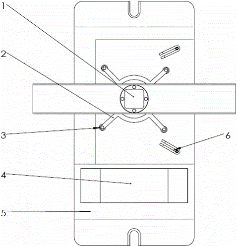 Flexible clamp for numerical control machining of large-scale thin-wall workpiece and clamping force servo control method thereof