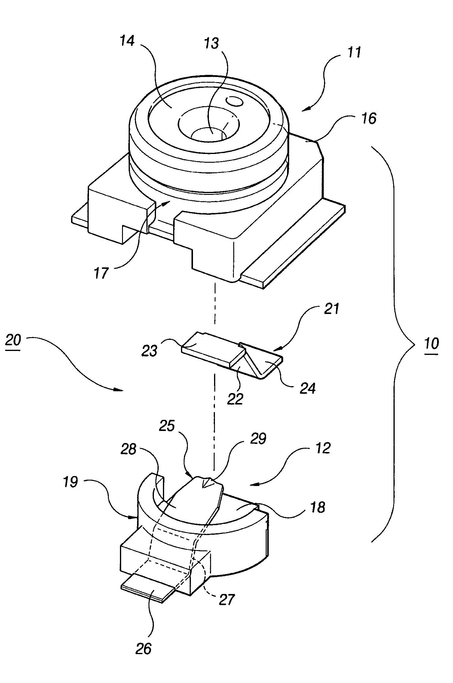 Coaxial connector with RF switch