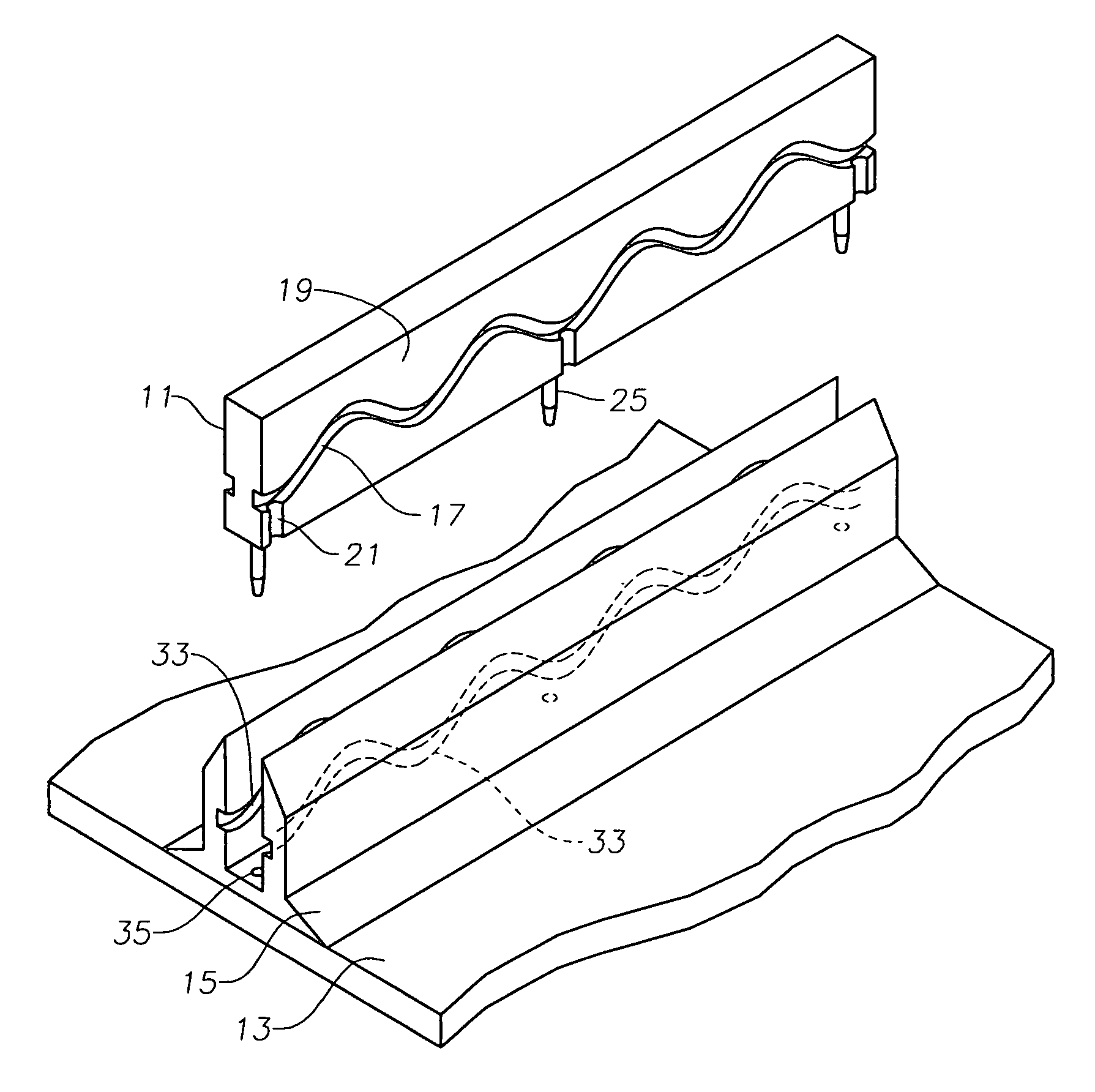 Failsafe injected adhesive joint