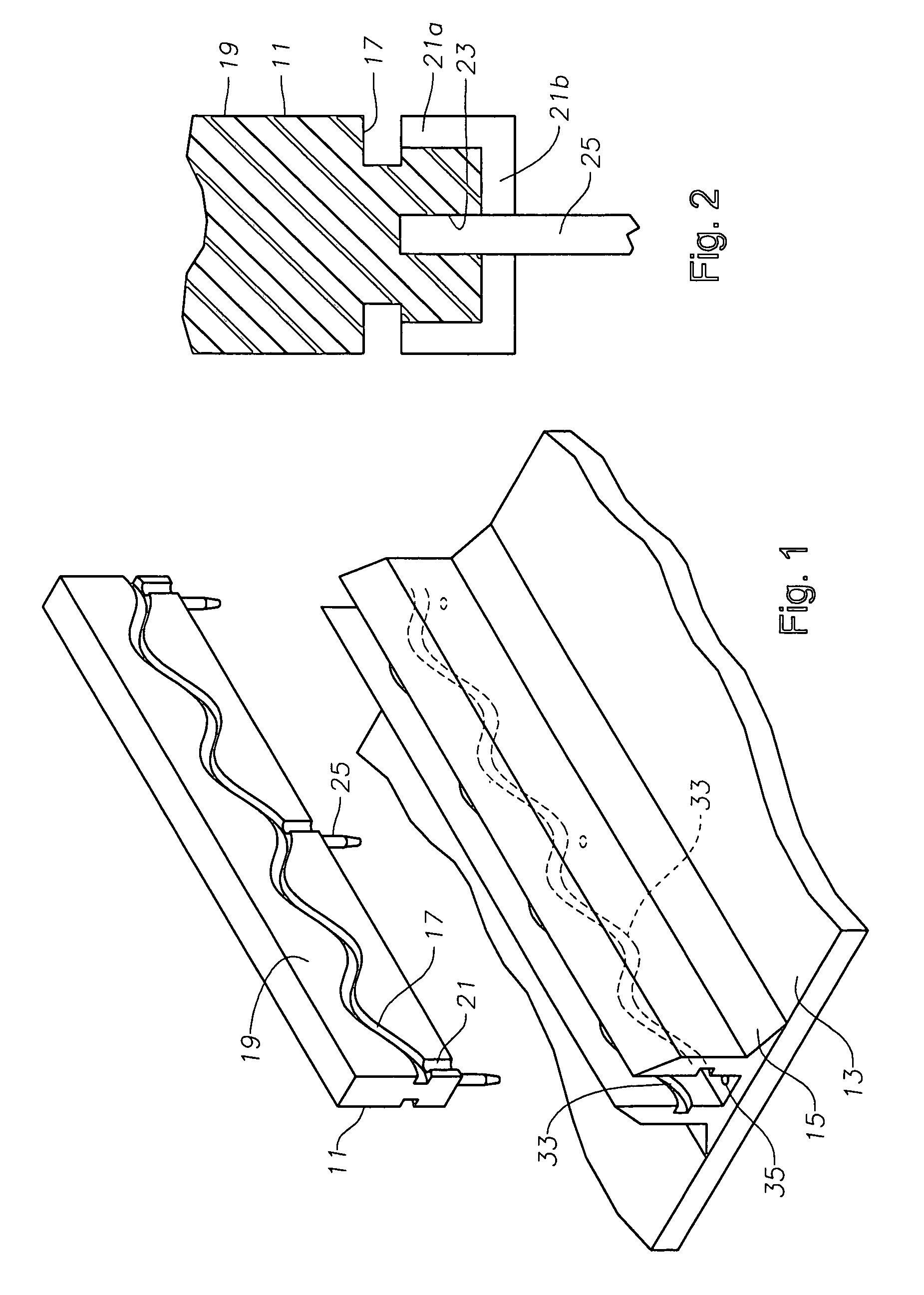 Failsafe injected adhesive joint