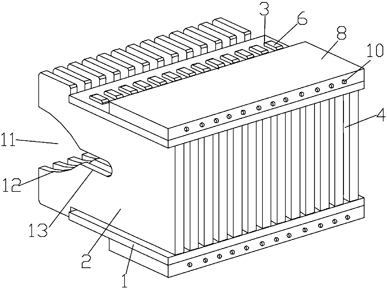 Arc extinguishing chamber for miniature circuit breaker