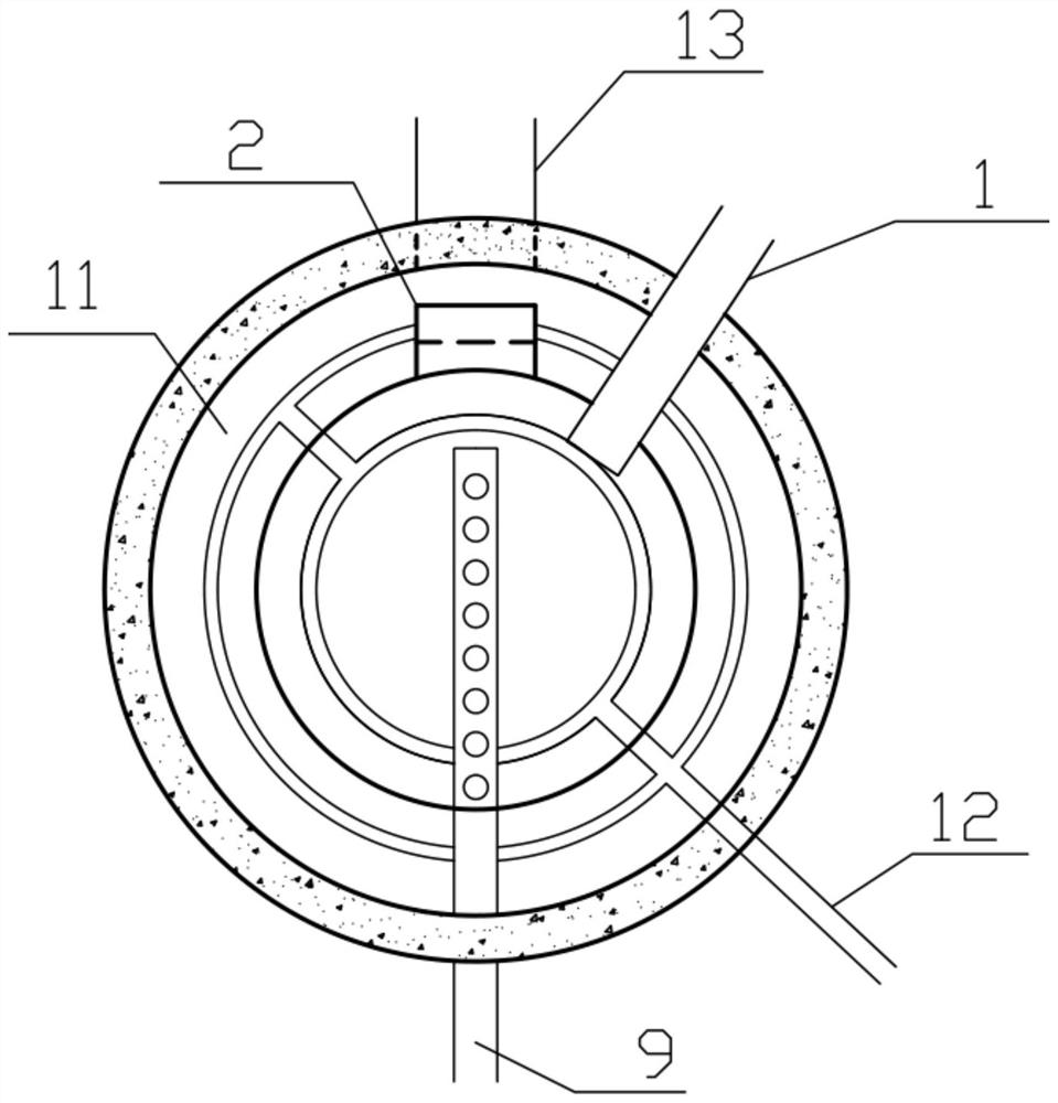 A bidirectional seepage bioretention tank with internal storage column