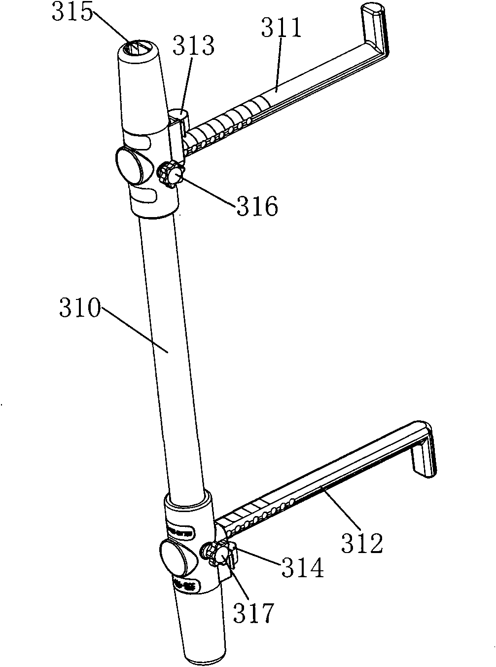 Detachable or short-rod carrying type short-circuit earthing wire winding method and winding mechanism