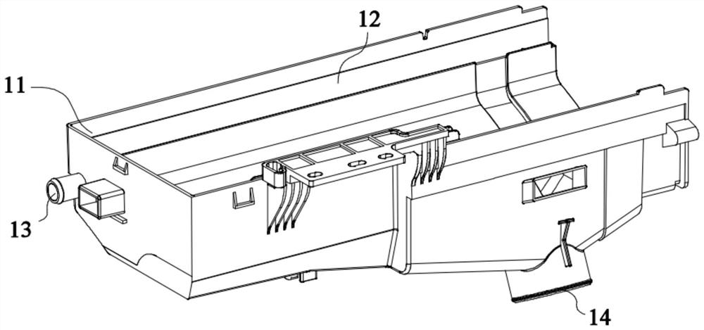 Detergent feeding device and washing machine