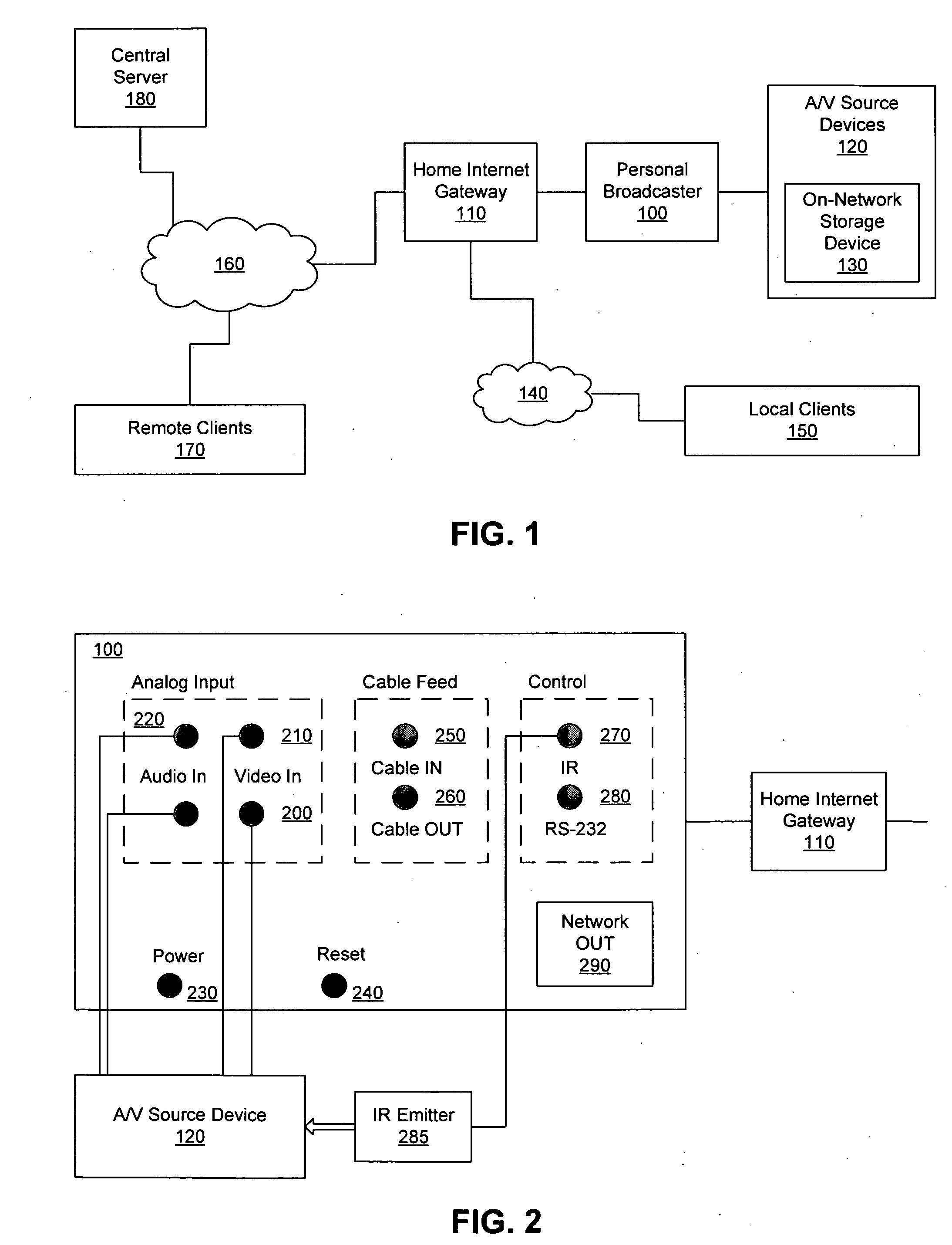 Personal media broadcasting system