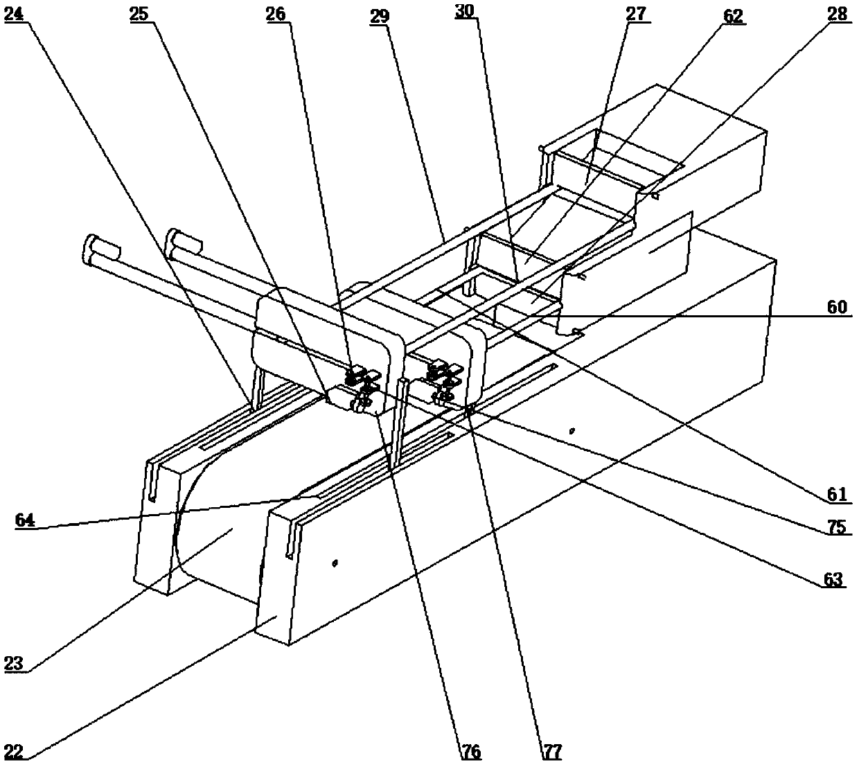 Automatic crab binding machine