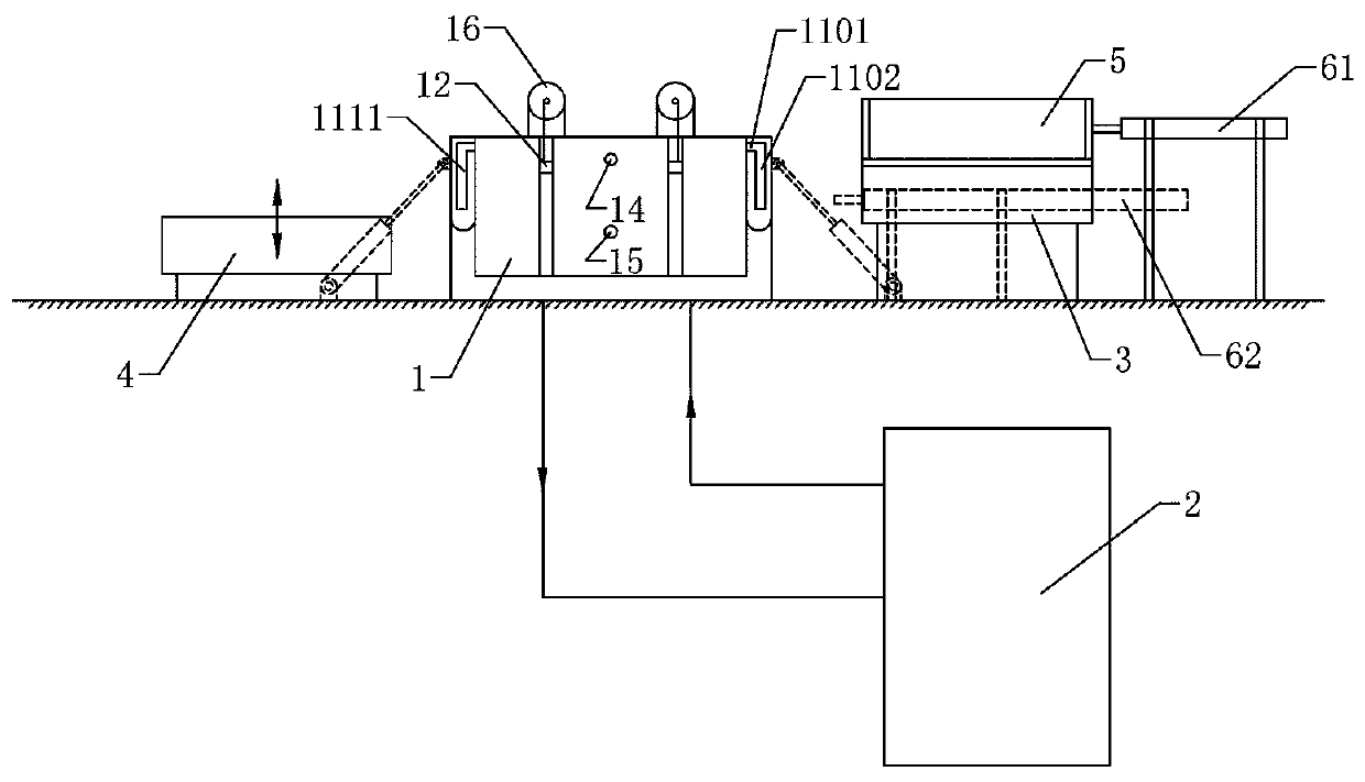 A steel pipe pickling system