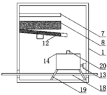 Rolling and crushing device for producing environment-friendly bricks