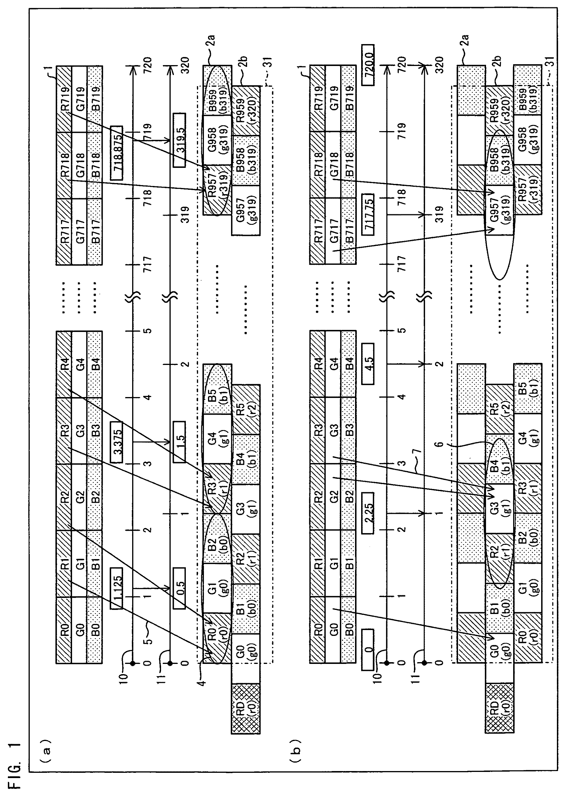 Image data converting device, method for converting image data, program and storage medium