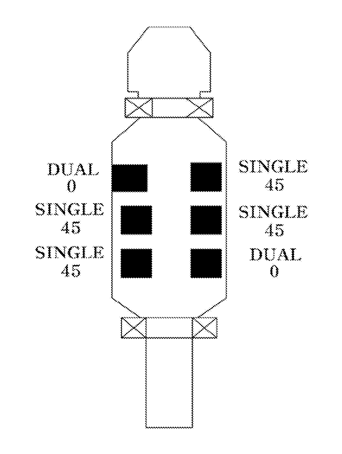 Multi ultrasonic probe for  scanning welded zone of tube