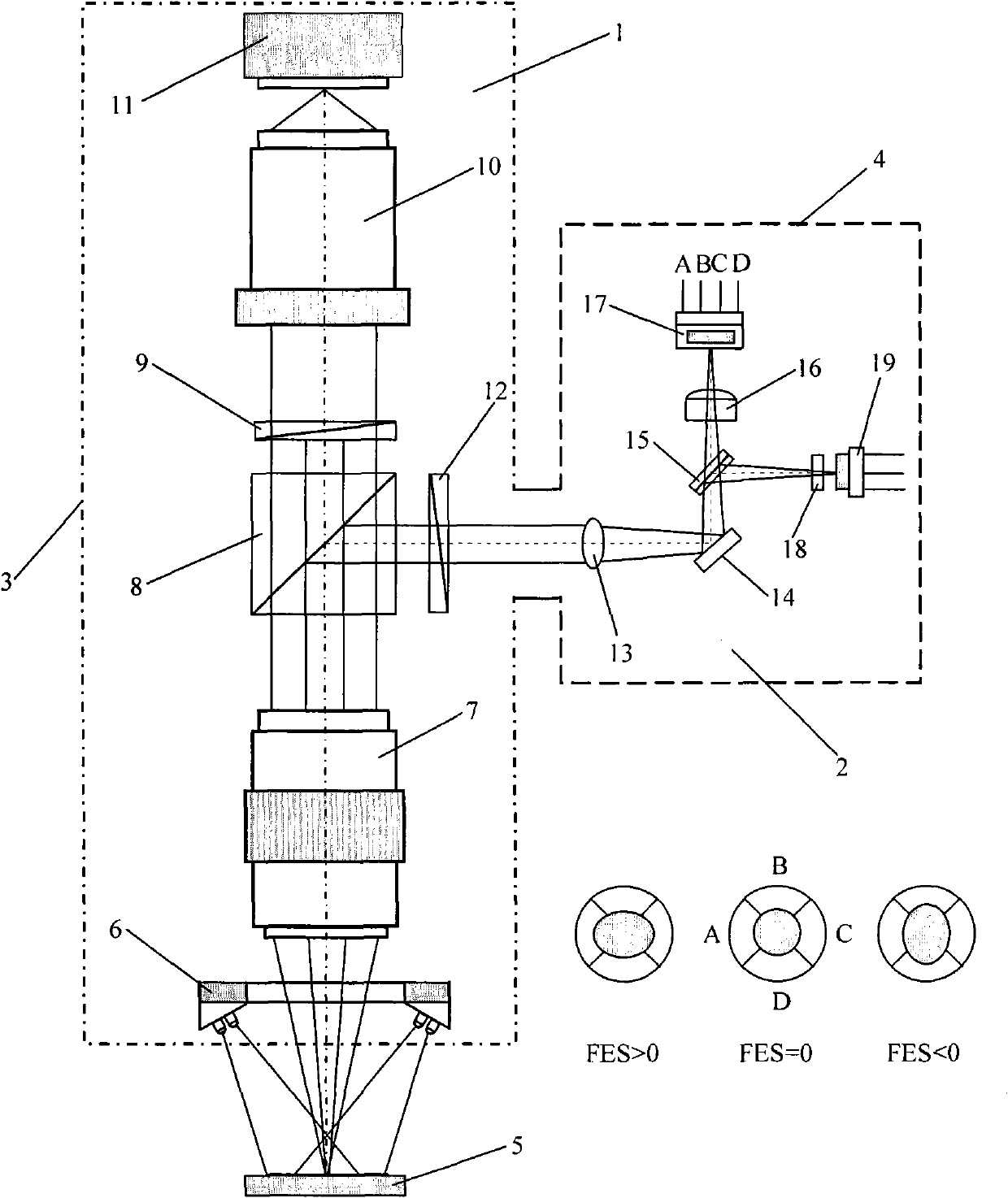 Non-contact three-dimensional optical measuring head and method for in-situ measurement of numerical control machine