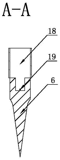 Pneumatic soil loosening and fertilizer applying device