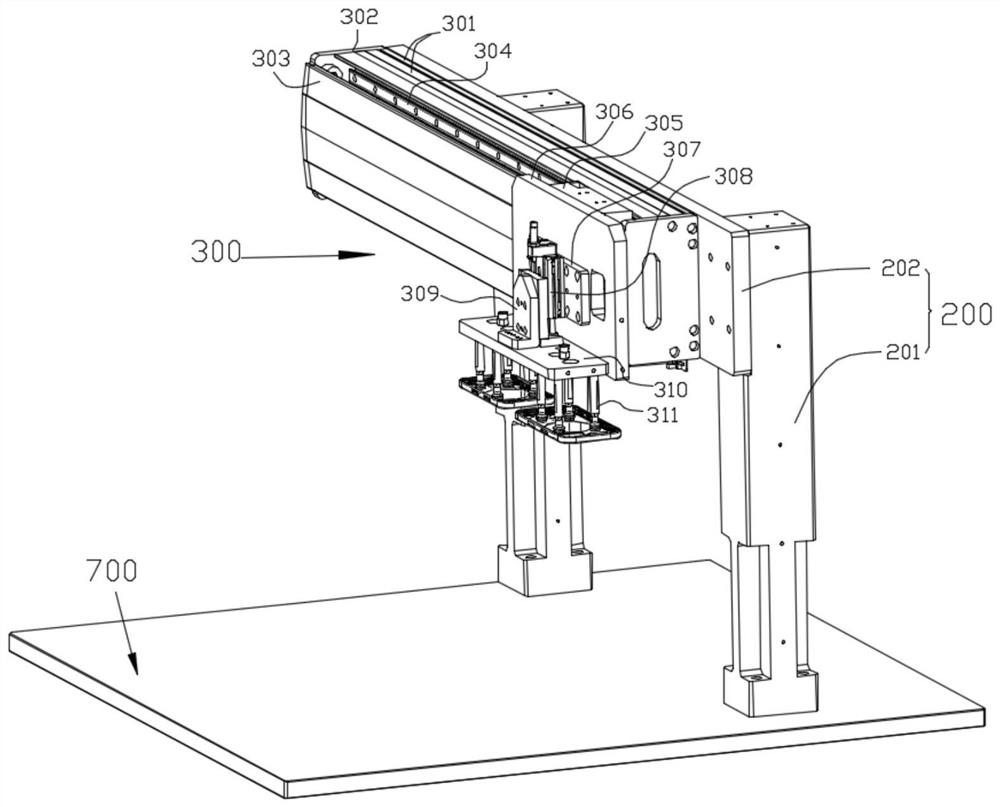 Back inspection sorting blanking device and blanking method