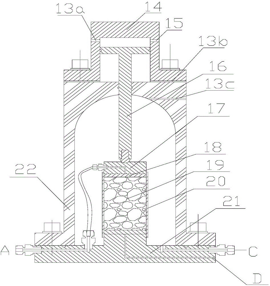 Visual natural gas hydrate sediment mechanical property testing apparatus