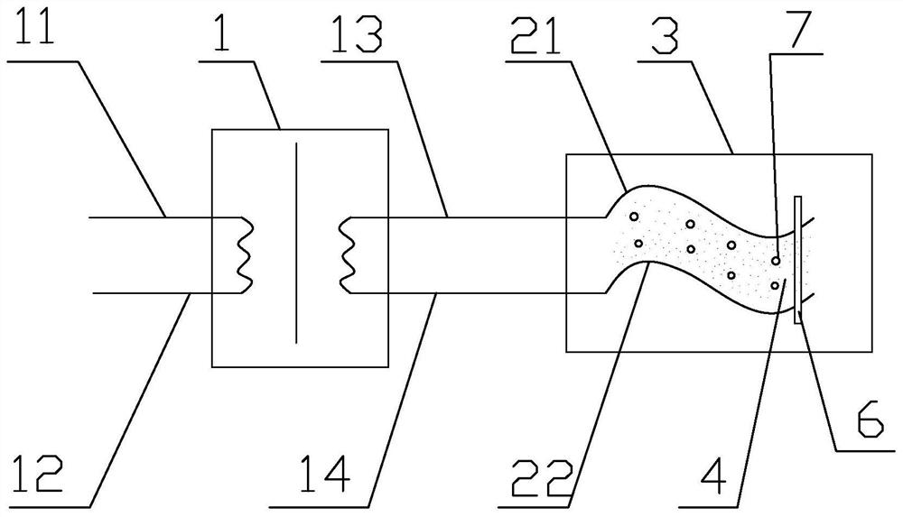 Low-temperature plasma generating device and application thereof