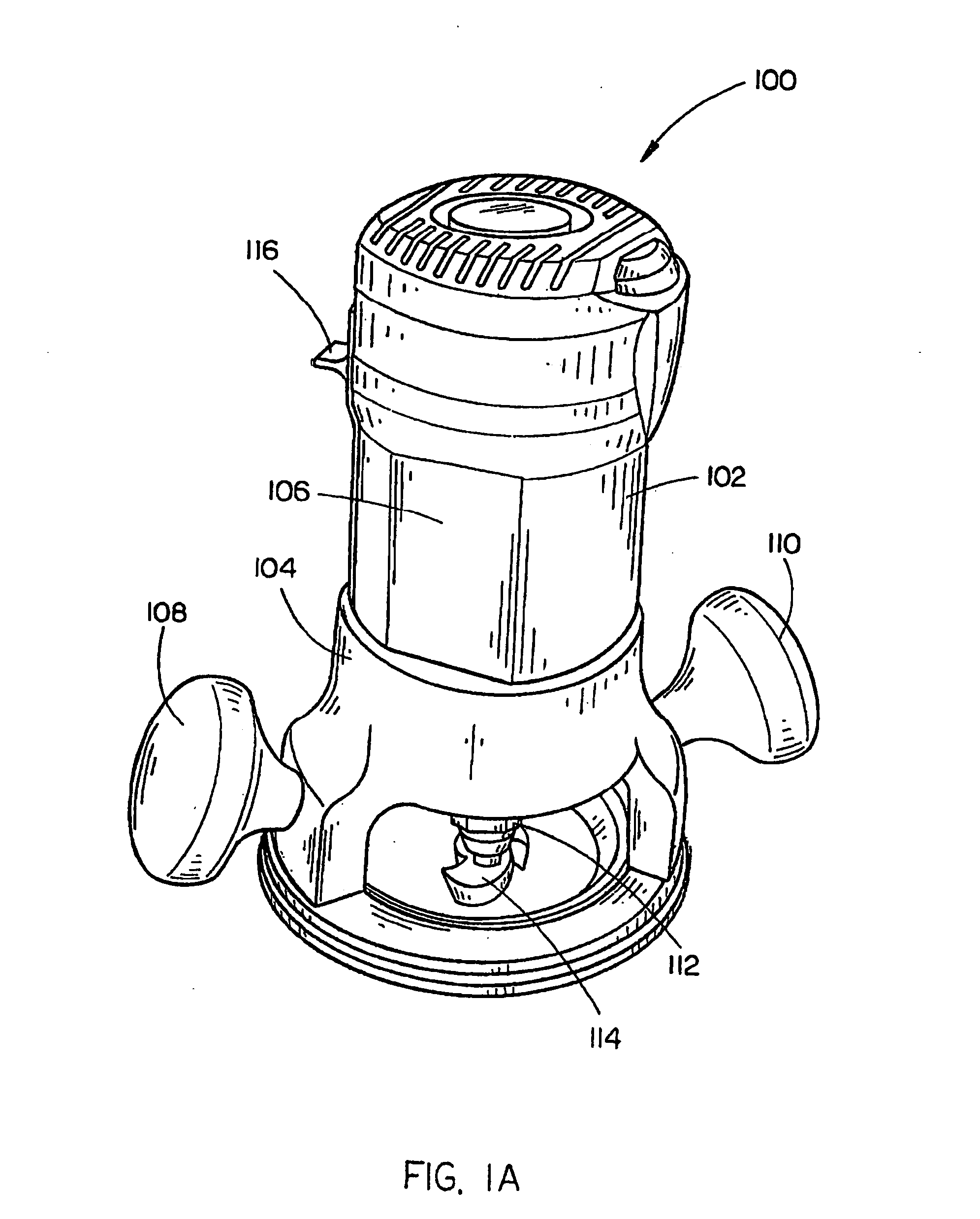 Ergonomic router assembly