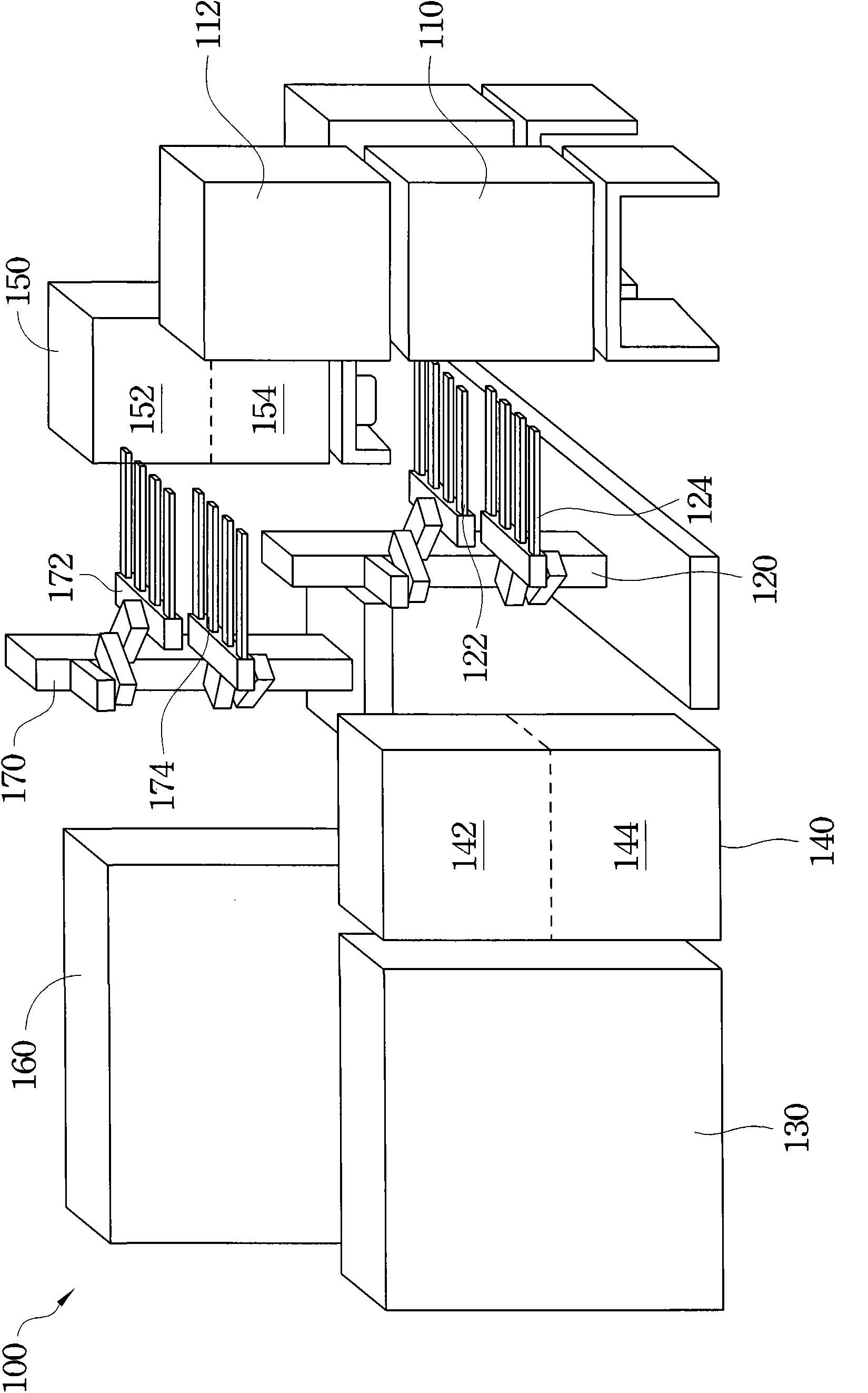 System for processing base plate conveyance and method