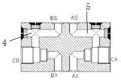 Overlapped-type zero-leakage hydraulic lock valve