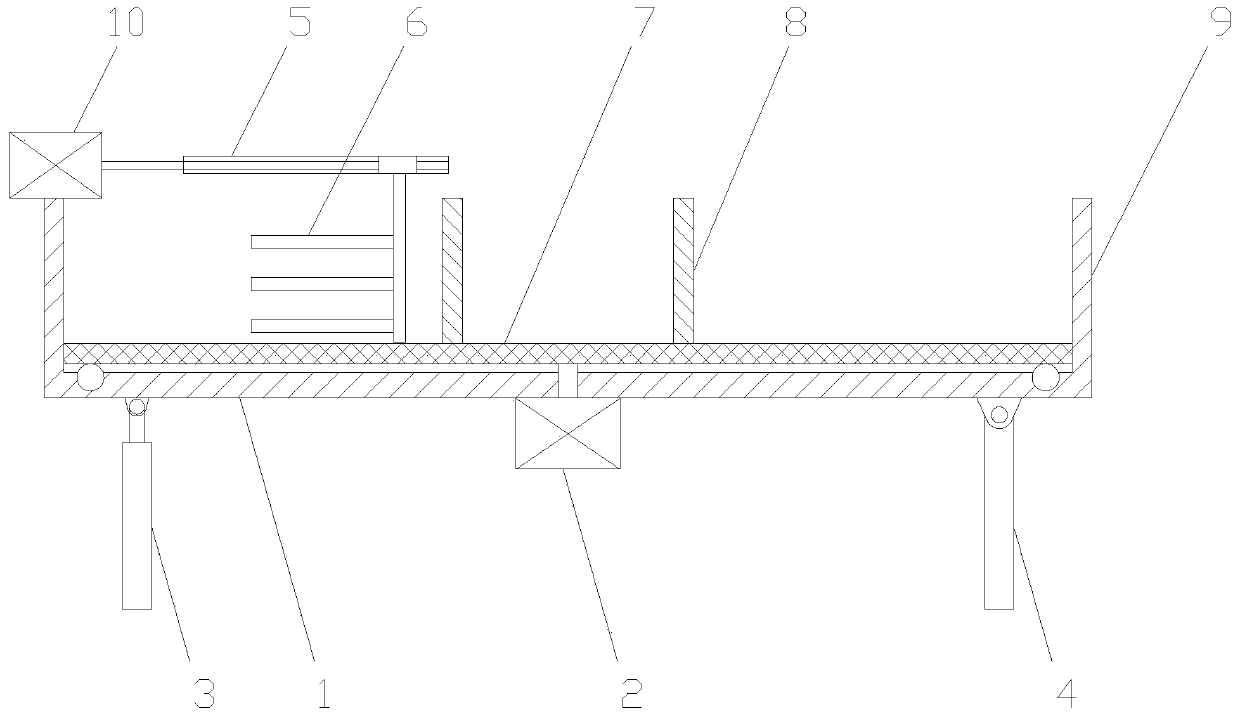 A compound fertilizer granule drying device