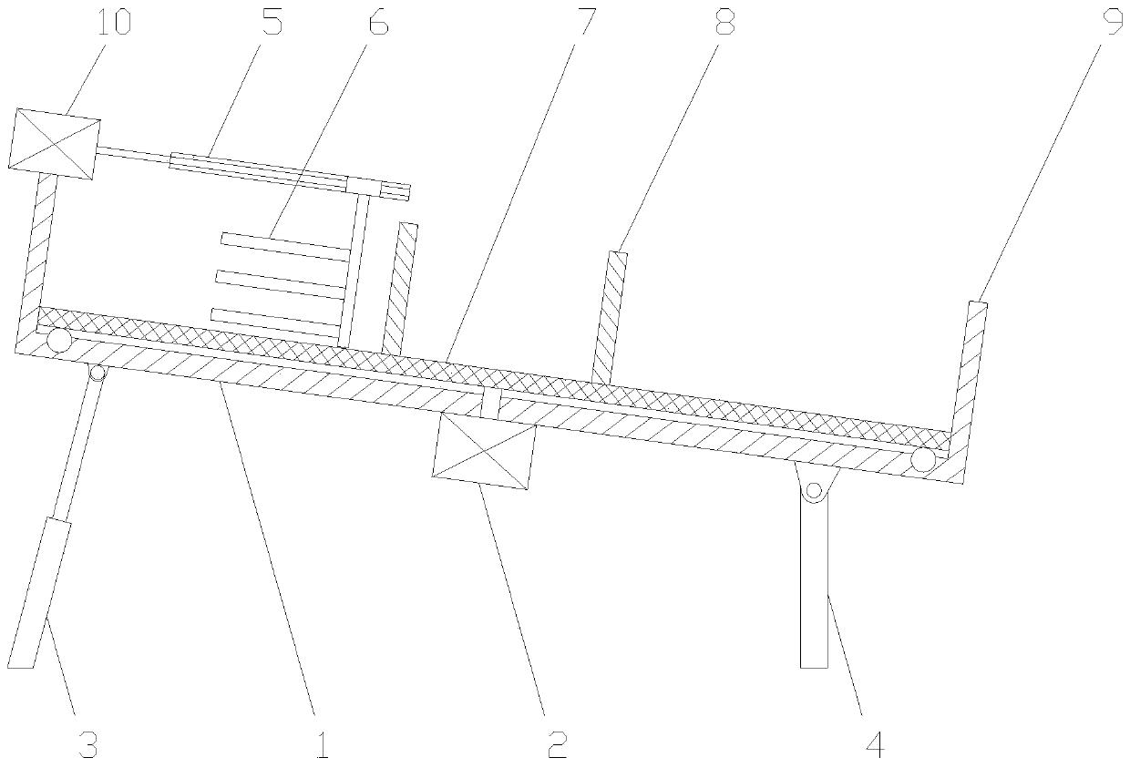 A compound fertilizer granule drying device