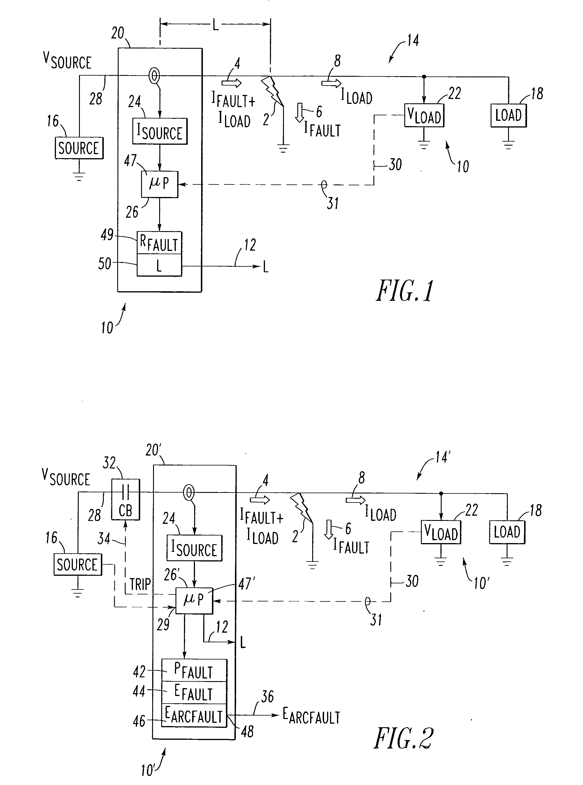 Apparatus and method for real time determination of arc fault energy, location and type