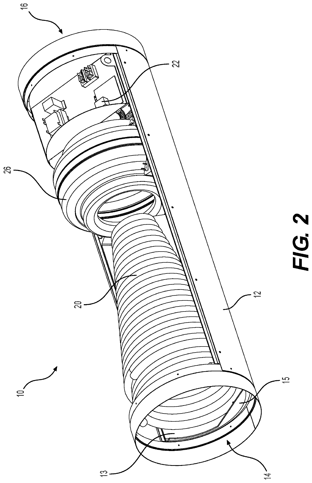 Conical refrigerant coil