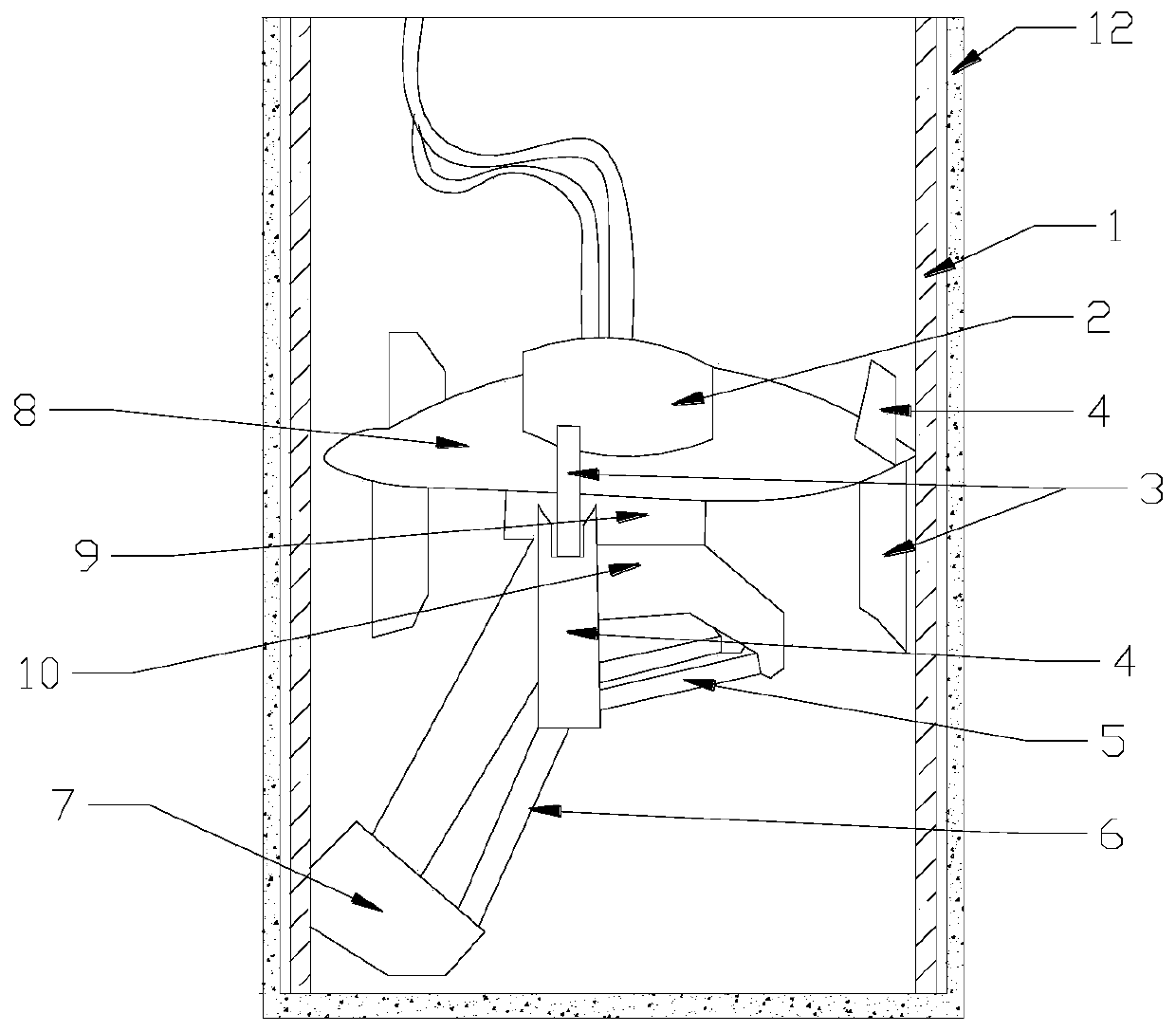 A shaft construction method used as an underground three-dimensional garage