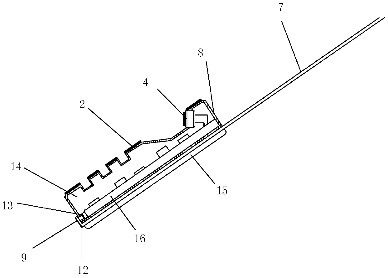 Vehicle-mounted vehicle data recorder and vehicle-mounted wiring