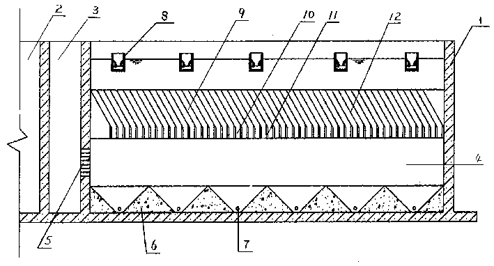 Counter-current contact flocculating settling apparatus