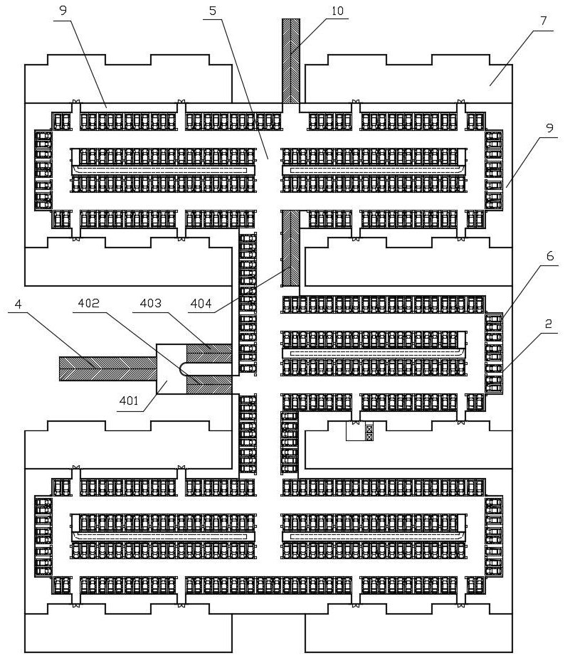 Ecological energy-saving underground garage with LOFT structure