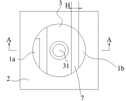 High-power LED (Light Emitting Diode) bracket and high-power LED packaging structure