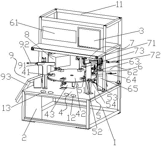 Detection machine for magnetic induction distance and high-low resistance of brake oil tank sensing module